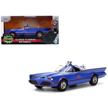 Imagem de Miniatura Batmóvel Classic TV Series 1966 Azul 1/32 Jada, Azul