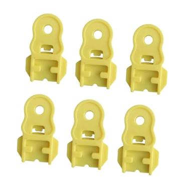 Imagem de KiBcsLic Abridor Manual de Latas para Bebidas com 6 Peças, à Prova de Vazamentos, Ferramenta para Abrir Latas em Bares de Acampamento, Amarelo, Tamanho real