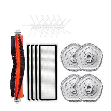 Imagem de Compatible With Dreame Bot W10 / W10 PRO Accessories Robot Vacuum Cleaner HEPA Filter Main Side Brush Mop Cloth Pad Replacement Parts(Brown)