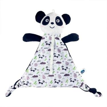 Imagem de Naninha Pelúcia Bichinho Prendedor Chupeta Passear, PANDA