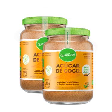 Imagem de Kit 2X: Açúcar de Coco Qualicoco 280g