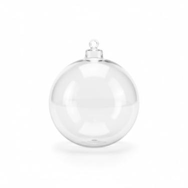 Imagem de Bola de Natal Transparente Acrílico - 15cm - 1 unidade (1)