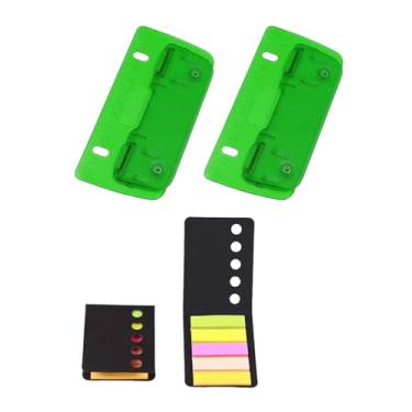 Imagem de Pacote com 2 mini furadores portáteis para artesanato em papel e encadernação de documentos