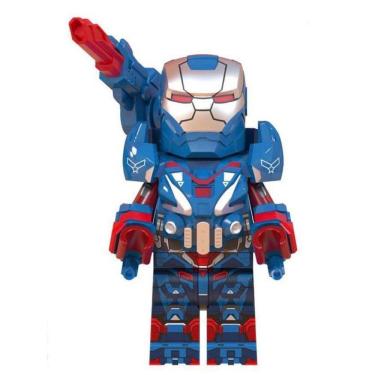 Imagem de Boneco Bloco De Montar Vingadores War Machine Blue Iron Man