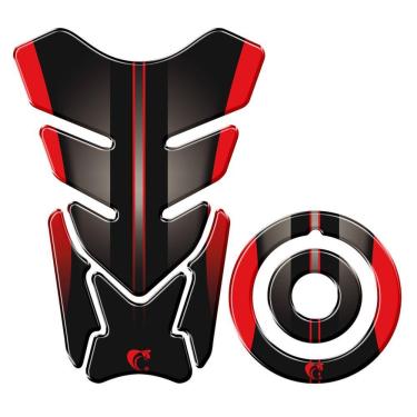 Imagem de Adesivo Protetor Tanque E Bocal Moto Yamaha Vermelho