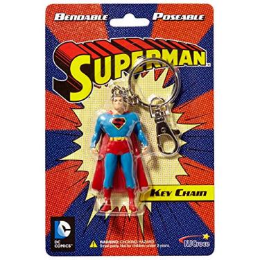 Imagem de NJ Croce Superman Key Chain, 3", Blue