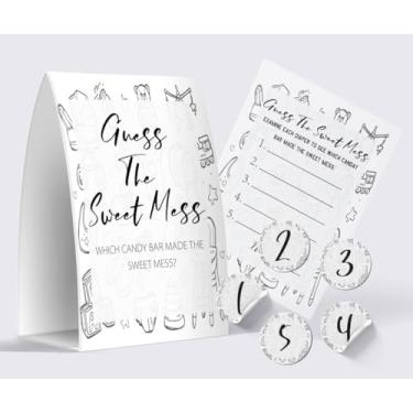 Imagem de The Sweet Mess - Dirty Diaper game,Baby Shower Games The Sweet Name That Poo/gs013A