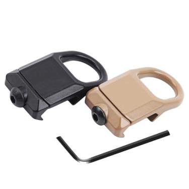 Imagem de flipfit Pacote com 2 acessórios de estilingue Heavy Duty Industries, preto e cáqui RSA Rail Sling para trilho Picatinny de 20 mm