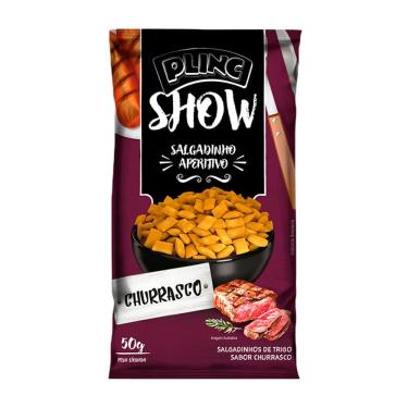 Imagem de Salgadinho Aperitivo Plinc Show Sabor Churrasco 50g
