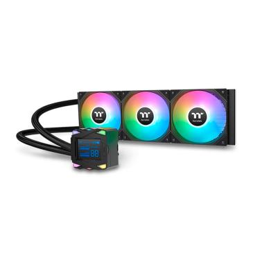 Imagem de Water Cooler Thermaltake LA 360-S ARGB Tela LCD 2,4" Preto