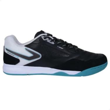 Imagem de Chuteira Topper Dominator Club V Futsal Preto/Branco/Verde,41