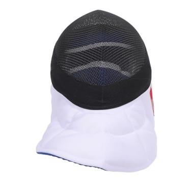 Imagem de KUIDAMOS Capacete de Esgrima Capa Facial Respirável à Prova de Facadas para Treinamento de Espada 350N Alumínio CE Aprovado para Adultos e Crianças Equipamento de Proteção de Malha de Aço de