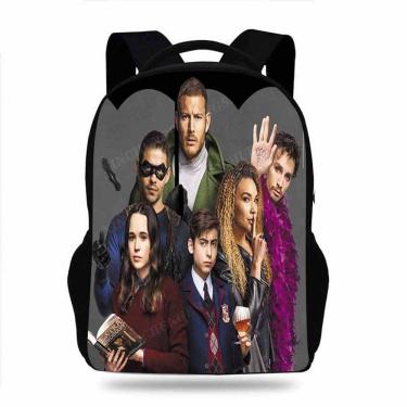 Imagem de Mochila Umbrellas Academys Cartoon Kids School Oxford
