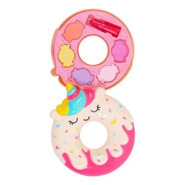 Imagem de KIT Maquiagem Paleta Sombra Com Batom Donuts Infantil