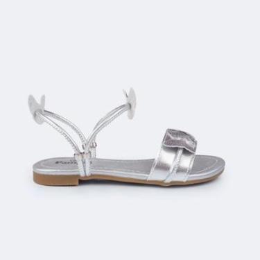 Imagem de Sandália Rasteira Infantil Pampili Iris 725.032 Borboletas-Feminino