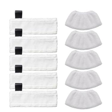 Imagem de Compatível com Karcher SC1 SC2 SC4 SC5, pano de moagem para aspirador de pó, pano de cobertura de esfregão (10 peças)