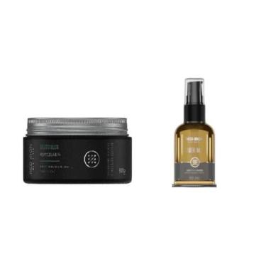 Imagem de Red Iron Kit Inner Man Pomada Efeito Seco+Oleo De Barba 80G