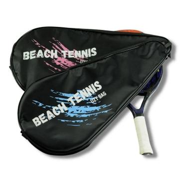 Imagem de 2X Capa De Raquete De Beach Tennis Raqueteira Tênis De Praia