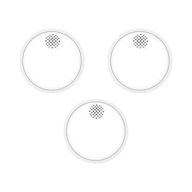 Imagem de Detector De Fumaça Sem Fio ZigBee 85dB Com Alerta Inteligente Por Apli