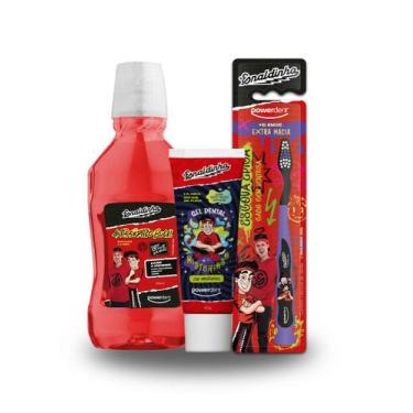 Imagem de Kit Completo Enaldinho Higiene Escova Gel dental e Enxaguante bucal Ve