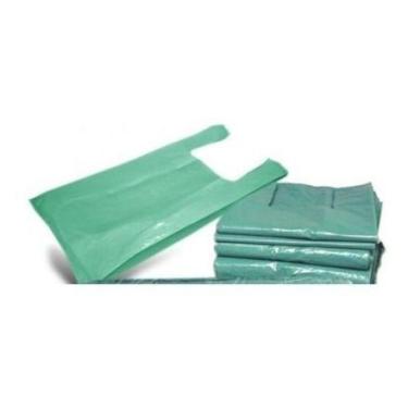 Imagem de Sacolas Plasticas Reciclada Verde 60x80 Reforçada 1kg - Higipack