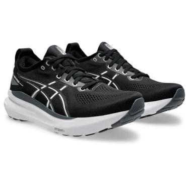 Imagem de ASICS Tênis de corrida masculino Gel-Nimbus 26, Preto, branco, 26.0 cm 2E