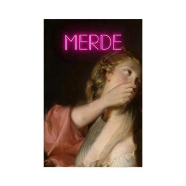 Imagem de Pôster De Arte De Parede Vintage Com Humor Para Banheiro, Pintura Em T