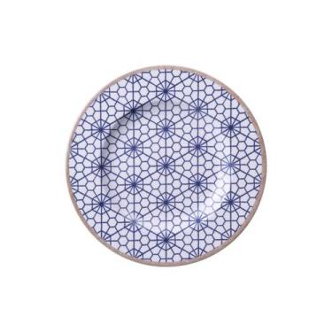 Imagem de Prato Sobremesa Tramontina Abstratta em Porcelana Decorada