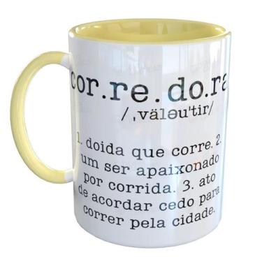 Imagem de Caneca Porcelana Corredor (a) Corrida Maratonista - Pense Canecas, Ama