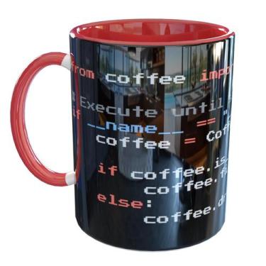 Imagem de Caneca Porcelana Programador Dev Python Engraçada - Pense Canecas, Ver