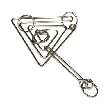 Imagem de Conjunto De Quebra-Cabeças De Metal Montessori Para Adultos, 8 Peças, 