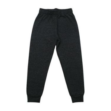 Imagem de Calça Moletom Infantil Flanelada Lisa Com Punho - Kyly-Masculino