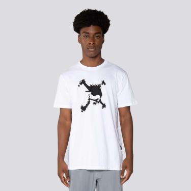 Imagem de Camiseta Oakley Skull Heritage Logo Branca-Masculino
