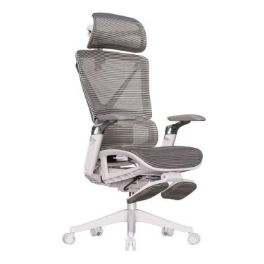 Imagem de Cadeira Ergonômica de Massagem Elements Calaena - Cinza, Bivolt