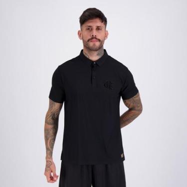 Imagem de Polo Flamengo Logo All Black - Coimbra, GG
