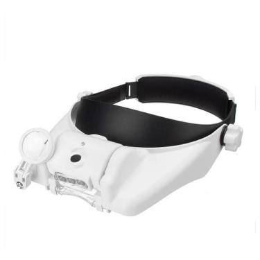 Imagem de Lupa Profissional 3 Leds Usb Recarregável 3 Lentes 1.5x2x8x - Jiaxi