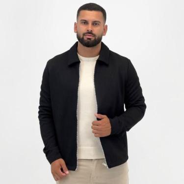 Imagem de Jaqueta Dyordhana em Tecido Com Zíper Masculina, GG, Preto