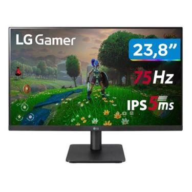 Imagem de Monitor LG 23.8 Full HD, IPS, HDMI, VESA, FreeSync, Sem Bordas, Preto 