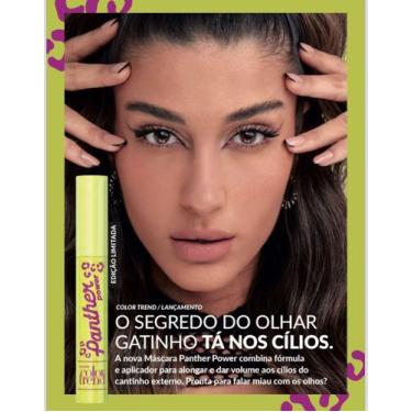 Imagem de Máscara para Cílios Efeito Gatinho Volume e Alongamento 7ml Avon