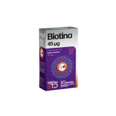 Imagem de Biotina 45Ug Com 30 Capsulas Std - Katigua