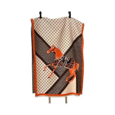 Imagem de Cachecol De Pashmina Jacquard Grosso E Quente Para Mulheres, Xale Dupl