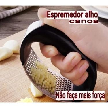 Imagem de Espremedor alho amassador triturador smart inox