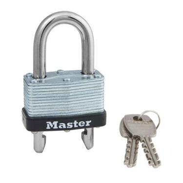 Imagem de Master Lock 510D, Cadeado laminado No. 510 - Com chave diferente (pacote com 48 peças)