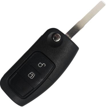 Imagem de Carcaça Chave Canivete Oca 2 Botões Ford Ecosport 2013-2015