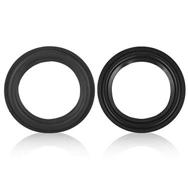 Imagem de Espuma surround para alto-falante, peça de reparo para woofer lateral circular para subwoofer de borracha (10 cm)