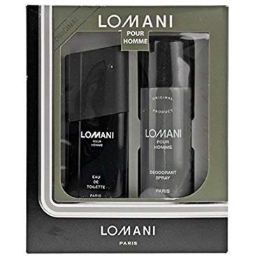 Imagem de Lomani by Lomani for Men - 2 Pc Gift Set 3.3oz EDT Spray, 6.6oz Deodorant Spray