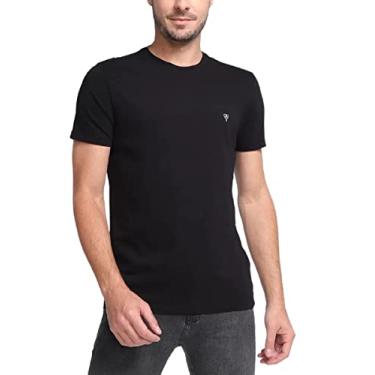 Imagem de Camiseta básica omega peito,Calvin Klein,Preto,Masculino,G