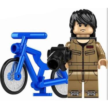 Imagem de Boneco Blocos De Montar Mike Stranger Things Bicicleta