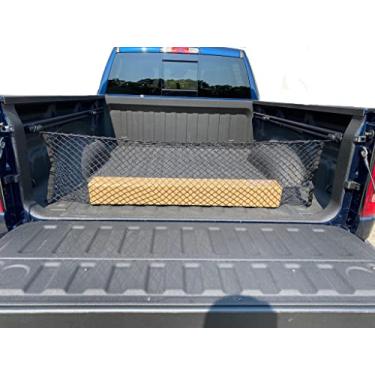 Imagem de Rede de carga para porta-malas estilo envelope de cama de caminhão para Nissan Titan 2016-2022 - Acessórios para carro - Organizador de cama de caminhão premium - Rede de carga para coleta - Organizador de porta-veículos para Nissan Titan S SV PRO-4X