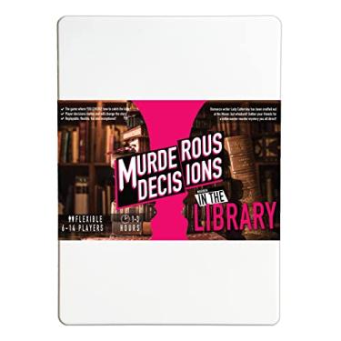 Imagem de Murderous Decisions Murder in The Library 6-14 Player Murder Mystery Dinner Game